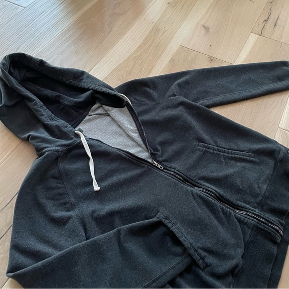 ROOTS Charcoal Gray Zip Up Hoodie - Picture 2 of 9